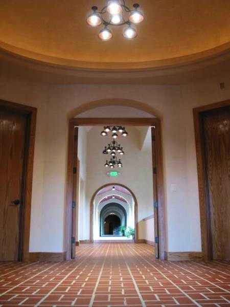 Hall inside monastery